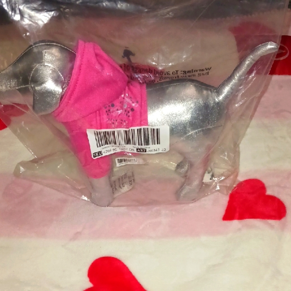 VS PINK giant Mini Dog! BNIP